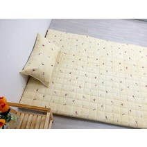 시어서커 여름 요매트(+솜포함), 누빔이불_펫-옐로우_S