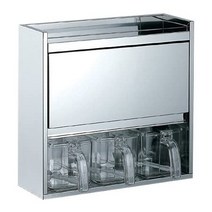 일본직발송 4. 사토 금속흥업 SALUS 스테인리스 조미료 키친 캐비닛 B003N63LK4, One Size_One Color, One Color