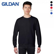 협력브랜드 (GILDAN) 아시안핏 무지 맨투맨 티셔츠