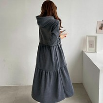 유행의미아 따뜻따뜻 기모 캉캉 후드 원피스(o38175)