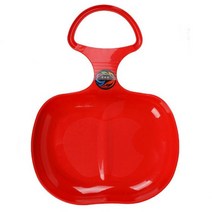 스노우 웨이크 보드 데크 세트 야외 캠핑 스키 샌드 액세서리 두꺼운 내마모성 잔디 핸들 겨울 스키 장비, 빨간색