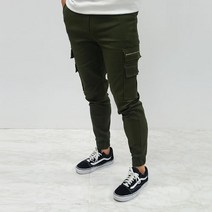 일이오 남자 기획 사계절 지퍼포인트 카고 조거팬츠 4컬러