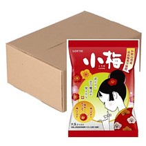 일본과자 직구 일본간식 캔디 롯데 코우메(가방) 68g×10봉, 10개, 68g