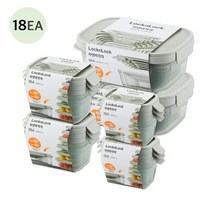 [본사]락앤락 포개어 보관하는 착착용기 반찬통 실속구성 18종(LTNSET01), LTNSET02, 1세트