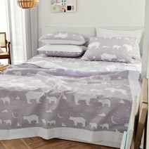 [몽쉐어] 노스폴 리플 홑이불 패드세트 Q