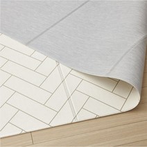 휴팡 6T PVC 애견매트 층간소음 놀이방매트 폴딩형 110X220cm, 직물패턴