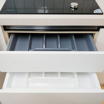 에이스 수저정리함 (싱크대서랍정리) 수저분리함 싱크수저정리함/서랍정리함, 그레이