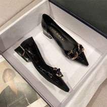 여자수제화 성수동 고급 에나멜 명품 구두 수제화 여성 힐 3cm nini
