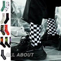 체크 스트릿 양말 26종(당일배송6+1)