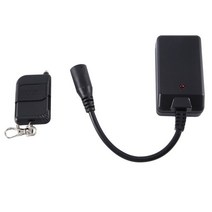 2X 휴대용 3 핀 XLR 무선 원격 제어 수신기 연기 안개 DJ 컨트롤러 수용체 400W, 01 Black