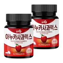 아누카사과 맥스 100 프로 동결건조 추출 분말 가루 60정, 2개