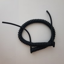 우레탄 스프링코드선 0.25SQ x 15C 5M 말린길이 약57cm 무광