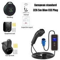 전기 자동차 휴대용 충전기 EVSE 충전 박스 CEE 플러그 7KW 32A 타입 2 694866, 32A 7KW CEE 694866 _Type2