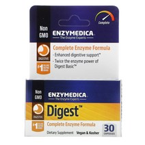 소화효소 Digest Complete Enzyme Formula 30 캡슐, 1개