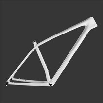 Spcycle 29er MTB 카본 프레임 T1000 하드 테일 산악 자전거 BSA 148x12mm 부스트 29, 12 White_01 Size S