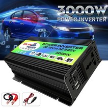 변압기 인버터태양광 인버터 전압 변압기 변환기 3000W 피크 DC 12V AC 220V 가전 제품 용 자동차, 한개옵션0