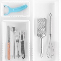 무드베이직 길이 조절 수저 정리함 4P SET, 4개