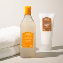 닥터올가 두피케어세트 (호호바 티트리 샴푸 500ml + 트리트먼트 헤어팩 210ml), 마스크팩 1매 + 펌프 1개 증정