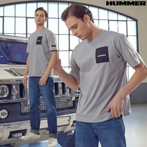 [HUMMER] 남성 테크 터프 티셔츠 그레이