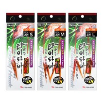 GK-386 타이라바 단차바늘 간장피 교체훅 훅세트, M