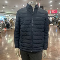 트레몰로 (주)세정 어반 남성 *22년 F/W 겨울 가볍고 따뜻한 네이비 가로 퀼팅 거위털 구스 다운 경량 점퍼 TRNKDYZB226 -7881 + 사은품 양말 증정