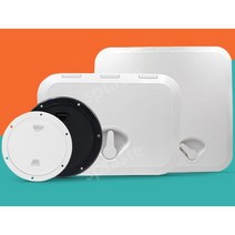 데크플레이트 DECKPLATE 6인치8인치 원형 점검구 검사구 보트, 270-375블랙