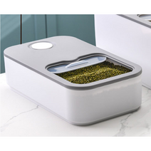 쌀통 쌀보관통 보관함 5kg 10kg, 화이트