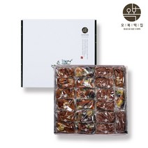 오복떡집 3종떡 영양찰떡 약식 완두배기 팥 시루떡 모듬떡 개별포장 냉동 아침식사대용 간식떡 어르신 부모님 선물용 답례떡 수제떡 75g 21개입 쇼핑백, 1세트