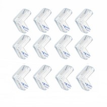 투명 모서리보호 코너보호대 충격방지 안전가드 40mm, 12개