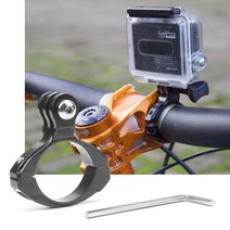 고프로9 호환 액션캠 자전거 핸들 대륙엣지 마운트 고프로8 고프로7 고프로 SJ4000 오즈모 자전거 케이엣지 앳지 라이트 아이쏘우, 액션캠 자전거 핸들 마운트