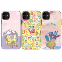 스폰지밥 폰케이스 갤럭시 A12 뚱이 집게사장 귀여운 애니메이션 캐릭터 주문제작 범퍼케이스