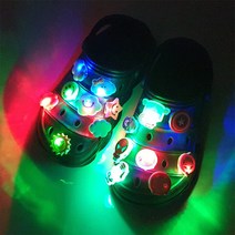 LED 슈즈핀 최신 item 150종 비교불가 점등 12~15초 지속 캐릭터 이모티콘 신발 포인트 장식, LED097 카라멜