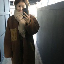 HALO 롱뽀글이 양털 여성 롱후리스 자켓 프리사이즈 베이지 카키 브라운 화이트