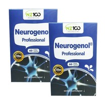 뉴베델 NZ100 Neurogenol 뉴로제놀 프로페셔널 엔조제놀 오메가3 뉴질랜드 60캡슐 2개, 1개, 기본
