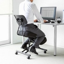 학생 공시생 재택근무 재활 허리디스크 체형교정 의자, PU, 팔걸이 없음, 1개, 기본 의자