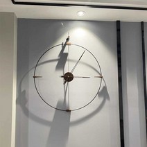 모던 벽시계 엔틱 벽걸이 시계 북유럽 무소음, C-80cm