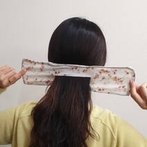 똥머리 올림머리 당고밴드 와이어 머리끈 꽃도트, 단품, 단품