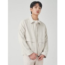 BEAN POLE 리넨 혼방 숏 아우터 아이보리