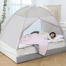 [핫방] ALL NEW 모던 원터치 난방텐트 퀸(더블), 전체색:민트