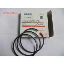 경운기 부품 텃밭 소형 농기계 미니 관리기 EX17 피스톤 링 세트 67MM ROBIN SUBARU EX21 KX21 EP17 EP21 EK17 MK200 4T 모터 압축 오일, Increase 0.25, 1개
