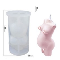 포옹 사랑 인간의 실리콘 몰드 캔들 금형 입체 모양 틀 발렌타인 데이 커플 초상화 만들기 수제 비누 케이크 홈 인테리어, Pregnant woman