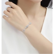 순은 팔찌 행운의 은볼 크로스링크 실버990 여성 패션 쥬얼리 액세서리 여친 선물 케이스 증정