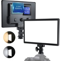 RALENO LED Video Light Camera Light for Pictures Video 레코딩 with 4000mAh 베터리 Support 타입-C USB Power, 116 LEDS