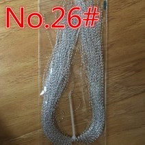 틴셀에기 플라이 피쉬 깃털 라인 지그 후크 미끼 만들기 트위스트 플래시 홀로그램 반짝이 낚시 크리스탈 묶는 재료 스레드 DIY 3 팩, [23] 은