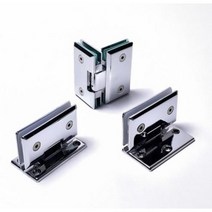 샤워부스 유리경첩 L형/T형/180도형 욕실정첩 강화문, T자형