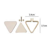 DIY 크로스 스티치 바느질 수제 공예 도구 미니 나무 후프/링 고정 프레임, 04 I