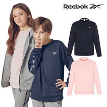 [이월] [REEBOK] 리복키즈 주니어 로고포인트 맨투맨 2종 택1