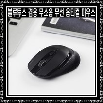 로이체 무선 무소음 블루투스 겸용 옵티컬 마우스 RX560, 블랙