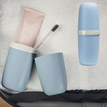 ZPM372308TRAVEL 여행용 치약 칫솔케이스 블루 1P, 1