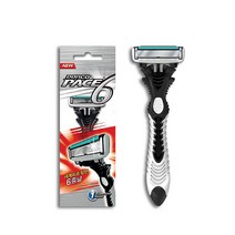 도루코 페이스 6 휴대용면도기 날면도기, 1개입, 20개